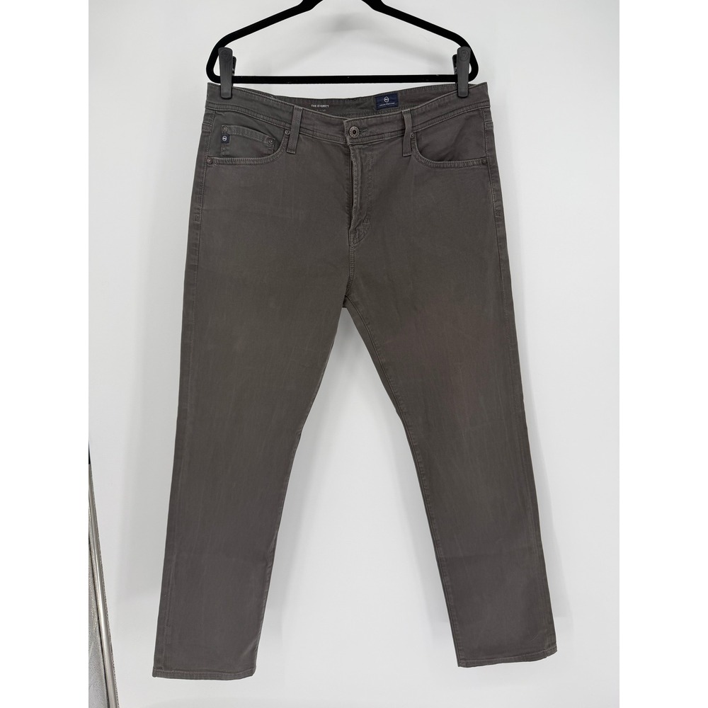 AG Adriano Goldschmied The Everett Slim Straight Leg Pants Men's Charcoal 36W